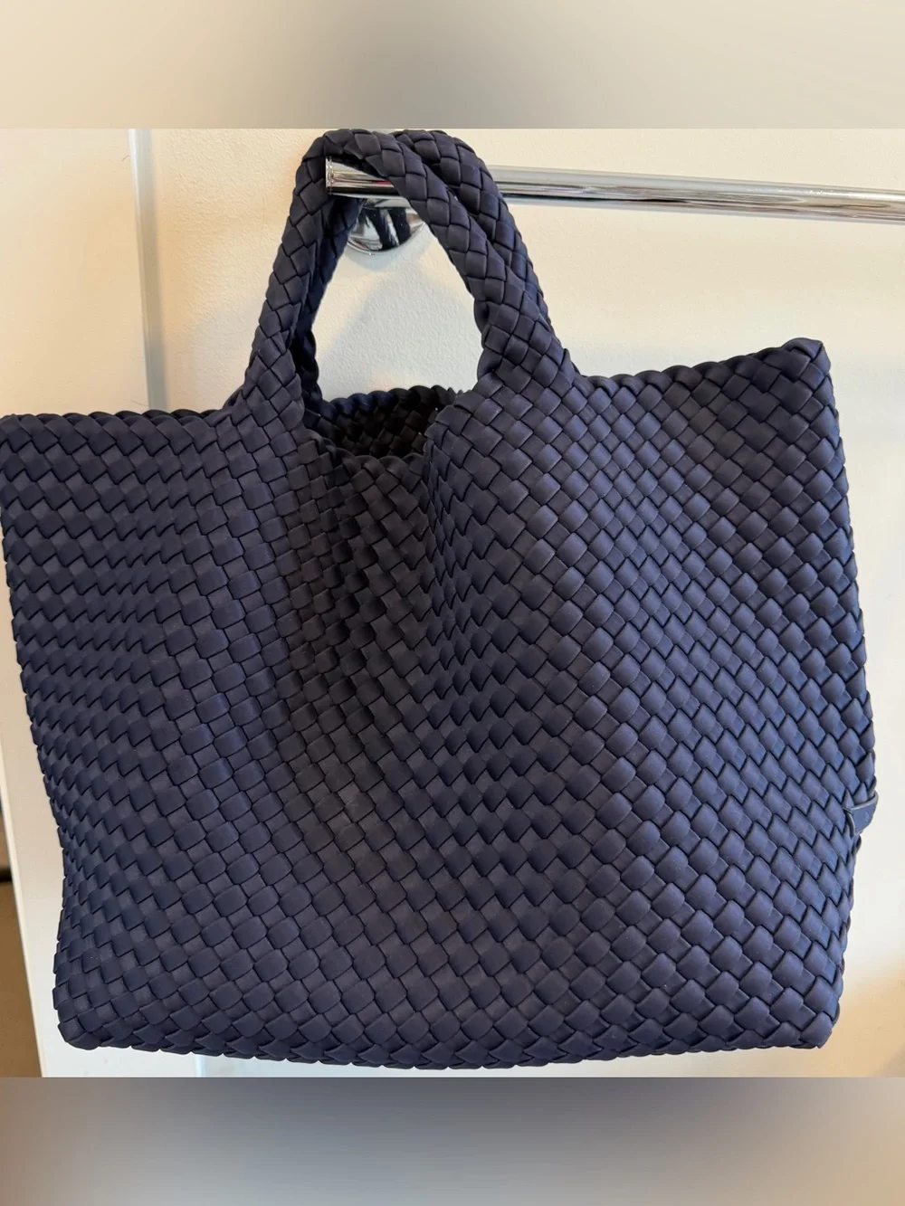 Woven Tote and Pouch Set - Navy